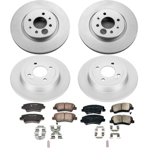 Power Stop 12-18 Kia Rio Front & Rear Z17 Evolution Geomet Coated Brake Kit (1x psbCRK6507, 1x psbCRK6499) thumbnail 1
