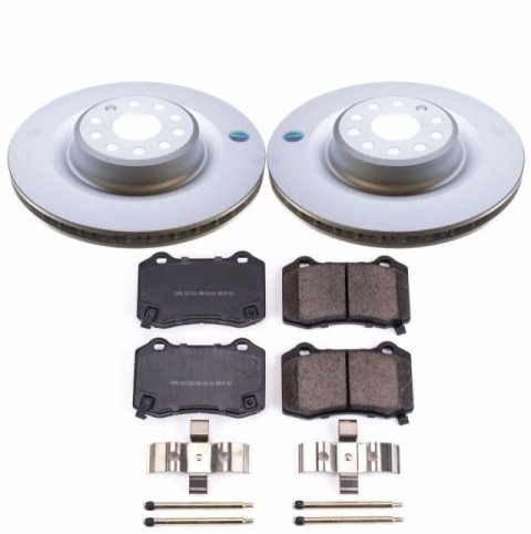 Power Stop 12-16 Tesla Model S Front & Rear Z17 Evolution Geomet Coated Brake Kit (1x psbCRK6799, 1x psbCRK6798) thumbnail 5
