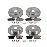 Power Stop 12-16 Honda CR-V Front & Rear Z23 Evolution Sport Brake Kit (1x psbK5432, 1x psbK206) thumbnail 2