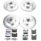 Power Stop 12-15 BMW 335i Front & Rear Z26 Street Warrior Brake Kit (1x psbK7435-26, 1x psbK6672-26) thumbnail 6