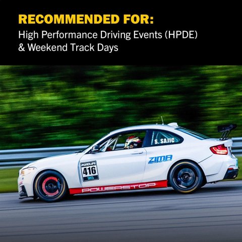 Power Stop 12-15 BMW 335i Front & Rear Track Day Brake Kit (1x psbTDBK7435, 1x psbTDBK6672) thumbnail 1