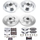 Power Stop 12-14 Hyundai Genesis Front & Rear Z26 Street Warrior Brake Kit (1x psbK5848-26, 1x psbK5928-26) thumbnail 4