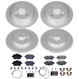 Power Stop 11-16 Mini Cooper Front & Rear Euro-Stop Brake Kit (1x psbESK6331, 1x psbESK6741) thumbnail 3