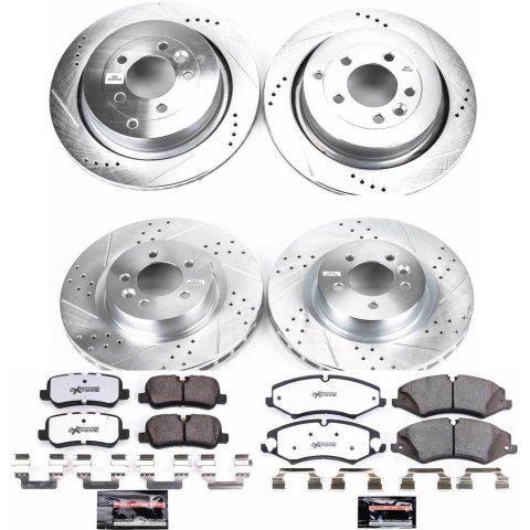 Power Stop 11-16 Land Rover LR4 Front & Rear Z36 Truck & Tow Brake Kit (1x psbK6564-36, 1x psbK7683-36) thumbnail 4