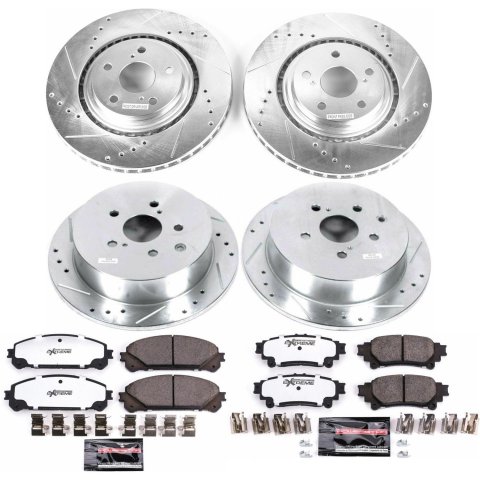 Power Stop 10-15 Lexus RX350 Front & Rear Z36 Truck & Tow Brake Kit (1x psbK5864-36, 1x psbK4713-36) thumbnail 5