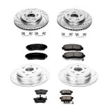 Power Stop 10-12 Acura RDX Front & Rear Z23 Evolution Sport Brake Kit (1x psbK228, 1x psbK206) thumbnail 2