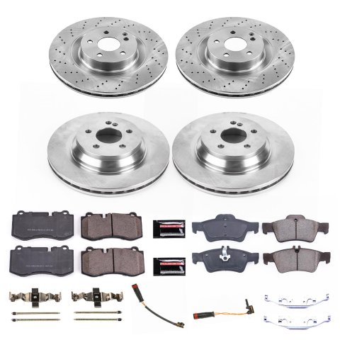 Power Stop 09-14 Mercedes-Benz CL550 Front & Rear Autospecialty Brake Kit (1x psbKOE6755, 1x psbKOE6568) thumbnail 3