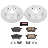 Power Stop 08-10 Honda Accord Front & Rear Z17 Evolution Geomet Coated Brake Kit (1x psbCRK1043, 1x psbCRK3127) thumbnail 1