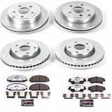 Power Stop 08-09 Pontiac G8 Front & Rear Z26 Street Warrior Brake Kit (1x psbK5526-26, 1x psbK5525-26) thumbnail 4