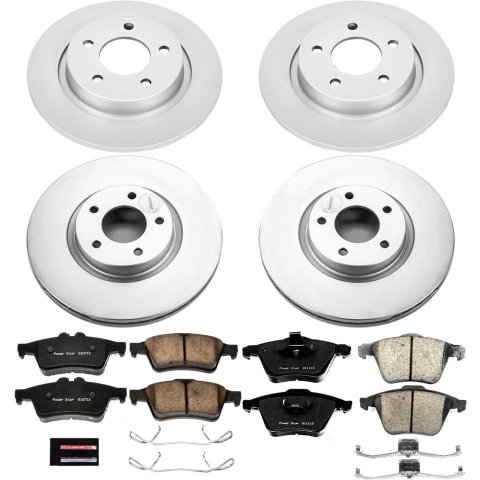 Power Stop 07-13 Mazda 3 Front & Rear Z17 Evolution Geomet Coated Brake Kit (1x psbCRK5279, 1x psbCRK129) thumbnail 3