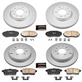 Power Stop 07-12 Mazda CX-7 Front & Rear Z17 Evolution Geomet Coated Brake Kit (1x psbCRK5876, 1x psbCRK4676) thumbnail 4