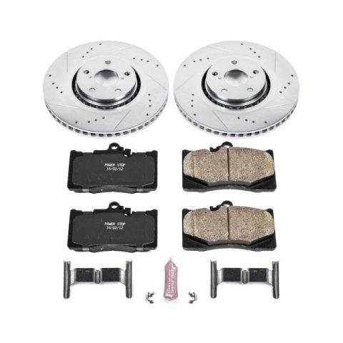 Power Stop 07-11 Lexus GS350 Front & Rear Z23 Evolution Sport Brake Kit (1x psbK2977, 1x psbK4633)