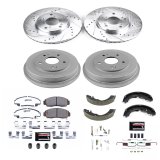 Power Stop 06-11 Honda Civic Front & Rear Z26 Street Warrior Brake Kit (1x psbK2558-26, 1x psbKOE15318DK) thumbnail 7