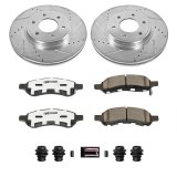 Power Stop 06-09 Chevrolet Trailblazer Front & Rear Z26 Street Warrior Brake Kit (1x psbK1453-26, 1x psbK2050-26) thumbnail 9