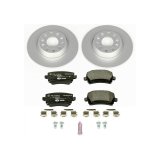 PowerStop Euro-Stop Brake Kits ESK2260 Pads and Rotors, Euro-Stop, Solid Surface, Iron, Geomet Coated, 12.280 in./11.260 in. Diameter, ECE R90 Ceramic Pads, Kit thumbnail 6