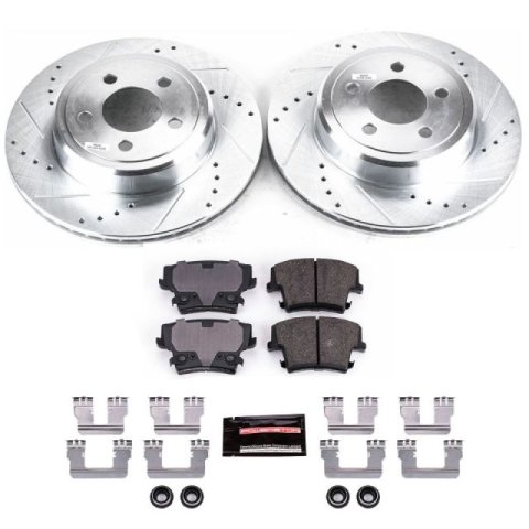 Power Stop 05-18 Chrysler 300 Front & Rear Z23 Evolution Sport Brake Kit (1x psbK2560, 1x psbK1720)