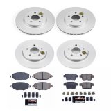 Power Stop 05-08 Jaguar X-Type Front & Rear Z23 Evolution Sport Coated Brake Kit (1x psbCRK1379, 1x psbCRK1373) thumbnail 5