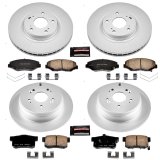 Power Stop 05-06 Honda CR-V Front & Rear Z17 Evolution Geomet Coated Brake Kit (1x psbCRK206, 1x psbCRK3055) thumbnail 5