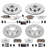 Power Stop 05-06 Audi A4 Front & Rear Z26 Street Warrior Brake Kit (1x psbK5229-26, 1x psbK3129-26) thumbnail 4