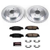 Power Stop 03-07 Cadillac CTS Front & Rear Z23 Evolution Sport Brake Kit (1x psbK1425, 1x psbK1419) thumbnail 5