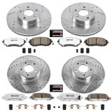Power Stop 03-06 Subaru Baja Front & Rear Z26 Street Warrior Brake Kit (1x psbK3124-26, 1x psbK2373-26) thumbnail 2