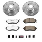 Power Stop 03-06 Subaru Baja Front & Rear Z26 Street Warrior Brake Kit (1x psbK3124-26, 1x psbK2373-26) thumbnail 4