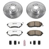Power Stop 03-06 Subaru Baja Front & Rear Z26 Street Warrior Brake Kit (1x psbK3124-26, 1x psbK2373-26) thumbnail 6