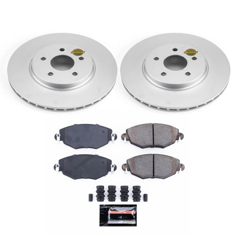 Power Stop 02-05 Jaguar X-Type Front & Rear Z23 Evolution Sport Coated Brake Kit (1x psbCRK1390, 1x psbCRK1373) thumbnail 7