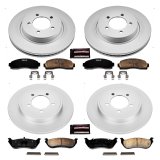 Power Stop 02-05 Ford Explorer Front & Rear Z17 Evolution Geomet Coated Brake Kit (1x psbCRK1931, 1x psbCRK3150) thumbnail 4