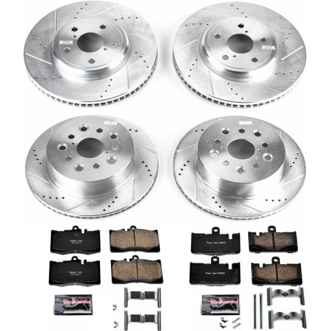 Power Stop 01-06 Lexus LS430 Front & Rear Z23 Evolution Sport Brake Kit (1x psbK2329, 1x psbK2327) thumbnail 8