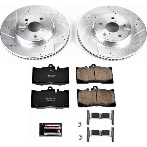 Power Stop 01-06 Lexus LS430 Front & Rear Z23 Evolution Sport Brake Kit (1x psbK2329, 1x psbK2327) thumbnail 9