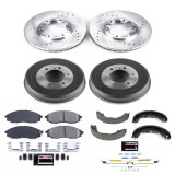 Power Stop 00-04 Nissan Xterra Front & Rear Z23 Evolution Sport Brake Kit (1x psbK1176, 1x psbKOE15320DK) thumbnail 7