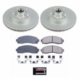Power Stop 10-11 Ford Ranger Front & Rear Z17 Evolution Geomet Coated Brake Kit (1x psbCRK7004, 1x psbCRK6181) thumbnail 9