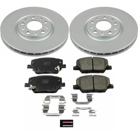 Power Stop 16-18 Fiat 500X Front & Rear Z17 Evolution Geomet Coated Brake Kit (1x psbCRK7299, 1x psbCRK7301) thumbnail 8