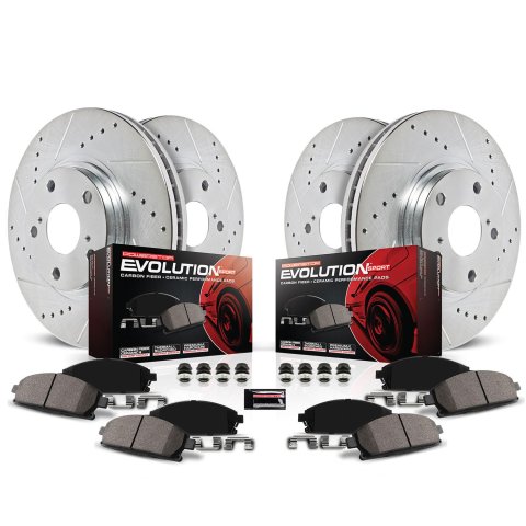 Power Stop 12-15 Hyundai Tucson Front & Rear Z23 Evolution Sport Brake Kit (1x psbK6093, 1x psbK6087) thumbnail 7
