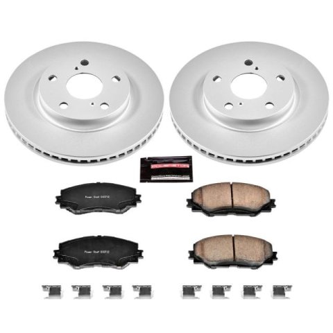 Power Stop 10-12 Lexus HS250h Front & Rear Z17 Evolution Geomet Coated Brake Kit (1x psbCRK258, 1x psbCRK4671)