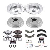 Power Stop 09-12 Honda Fit Front & Rear Z26 Street Warrior Brake Kit (1x psbKOE15399DK, 1x psbK5382-26) thumbnail 2