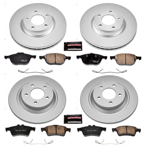 Power Stop 08-10 Mazda 5 Front & Rear Z17 Evolution Geomet Coated Brake Kit (1x psbCRK125, 1x psbCRK5842) thumbnail 4