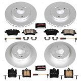 Power Stop 03-05 Mercedes-Benz C240 Front & Rear Z23 Evolution Sport Coated Brake Kit (1x psbCRK3048, 1x psbCRK6698) thumbnail 4