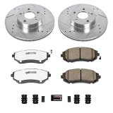 Power Stop 02-04 Subaru Legacy Front & Rear Z26 Street Warrior Brake Kit (1x psbK3124-26, 1x psbK1124-26) thumbnail 9