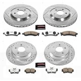 Power Stop 94-99 Ford Mustang Front & Rear Z26 Street Warrior Brake Kit (1x psbK1306-26, 1x psbK1304-26) thumbnail 4