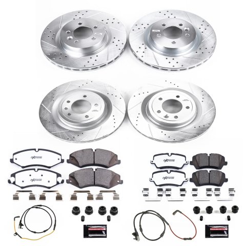 Power Stop 2017 Land Rover Discovery Front & Rear Z36 Truck & Tow Brake Kit (1x psbK7174-36, 1x psbK7079-36) thumbnail 3