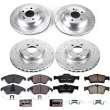 Power Stop 10-16 Mercedes-Benz E350 Front & Rear Z23 Evolution Sport Brake Kit (1x psbK6359, 1x psbK5792) thumbnail 4