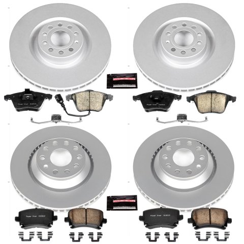 Power Stop 09-11 Volkswagen CC Front & Rear Z23 Evolution Sport Coated Brake Kit (1x psbCRK5425, 1x psbCRK4628) thumbnail 4