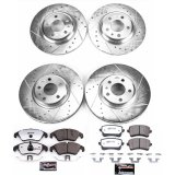 Power Stop 09-11 Audi A4 Front & Rear Z26 Street Warrior Brake Kit (1x psbK5752-26, 1x psbK4745-26) thumbnail 2