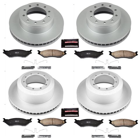 Power Stop 05-16 Ford F-550 Super Duty Front & Rear Z17 Coated Brake Kit (2x psbAR85114EVC, 2x psbAR85113EVC, 2x psb17-1066) thumbnail 7