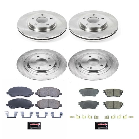 Power Stop 17-19 Mitsubishi Outlander Front & Rear Autospecialty Brake Kit (1x psbKOE3032, 1x psbKOE8381) thumbnail 9