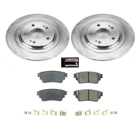 Power Stop 2018 Mitsubishi Eclipse Cross Front & Rear Autospecialty Brake Kit (1x psbKOE8381, 1x psbKOE8424) thumbnail 2