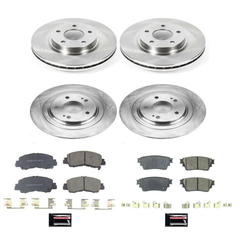 Power Stop 2018 Mitsubishi Eclipse Cross Front & Rear Autospecialty Brake Kit (1x psbKOE8381, 1x psbKOE8424) thumbnail 3