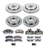 Power Stop 10-17 Ford Expedition Front & Rear Autospecialty Kit w/Cals (Bundled Kit) thumbnail 2